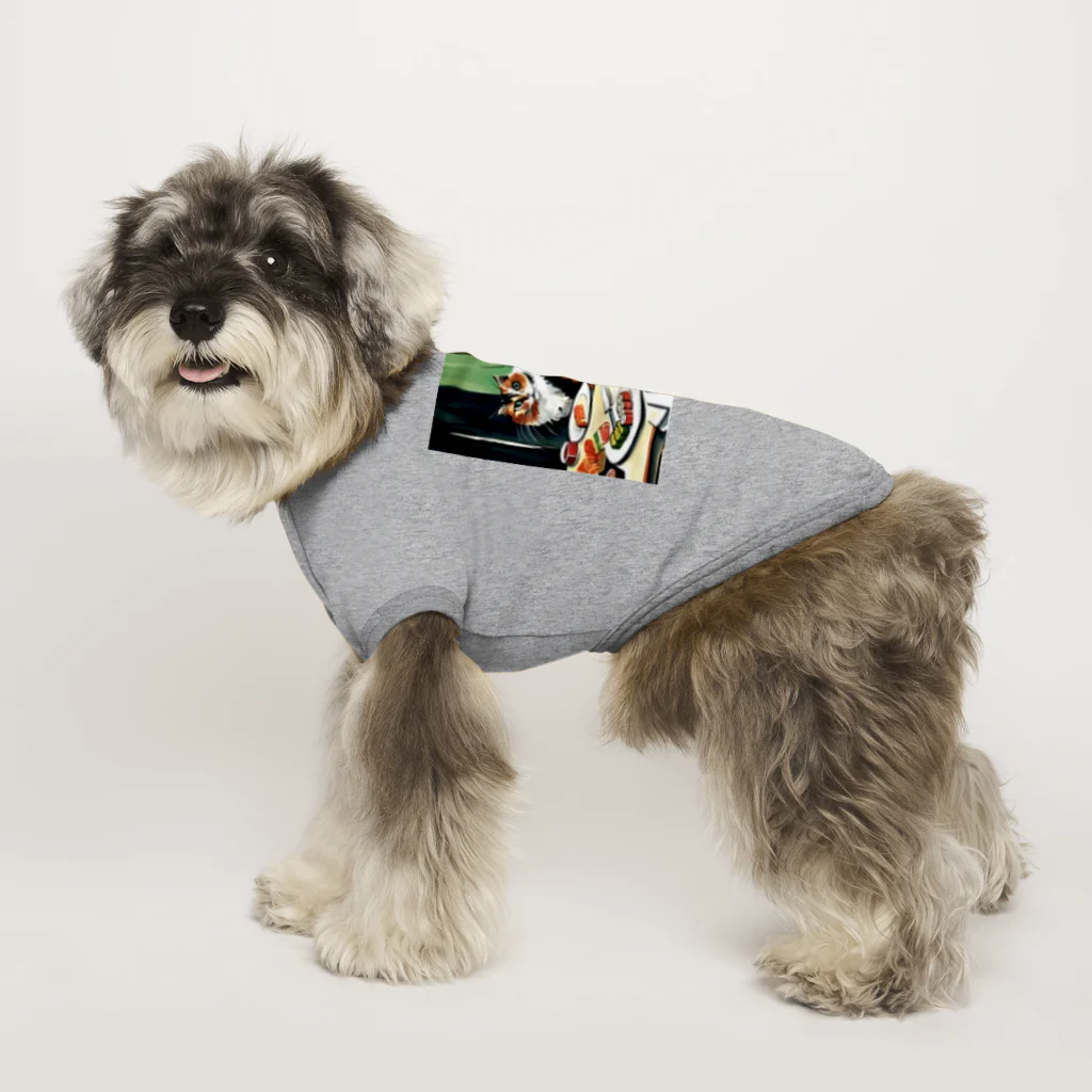 Ppit8のI love Sushi!! Dog T-shirt