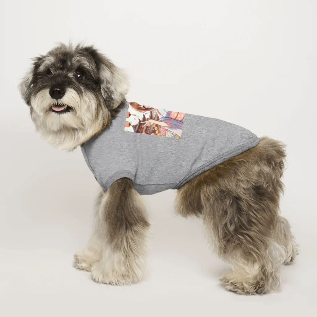 yukatagirlsのお祭り好きのＪＫ Dog T-shirt