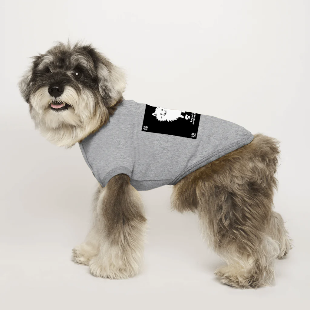 Chiyo.Wan(🐕🕊️のお店)のSPZ 日本スピッツロゴ Dog T-shirt