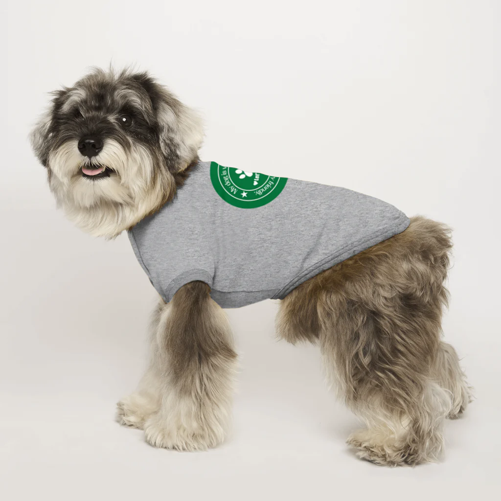 IGGYs ShopのMy dog is very friendly. - お散歩用 Dog T-shirt