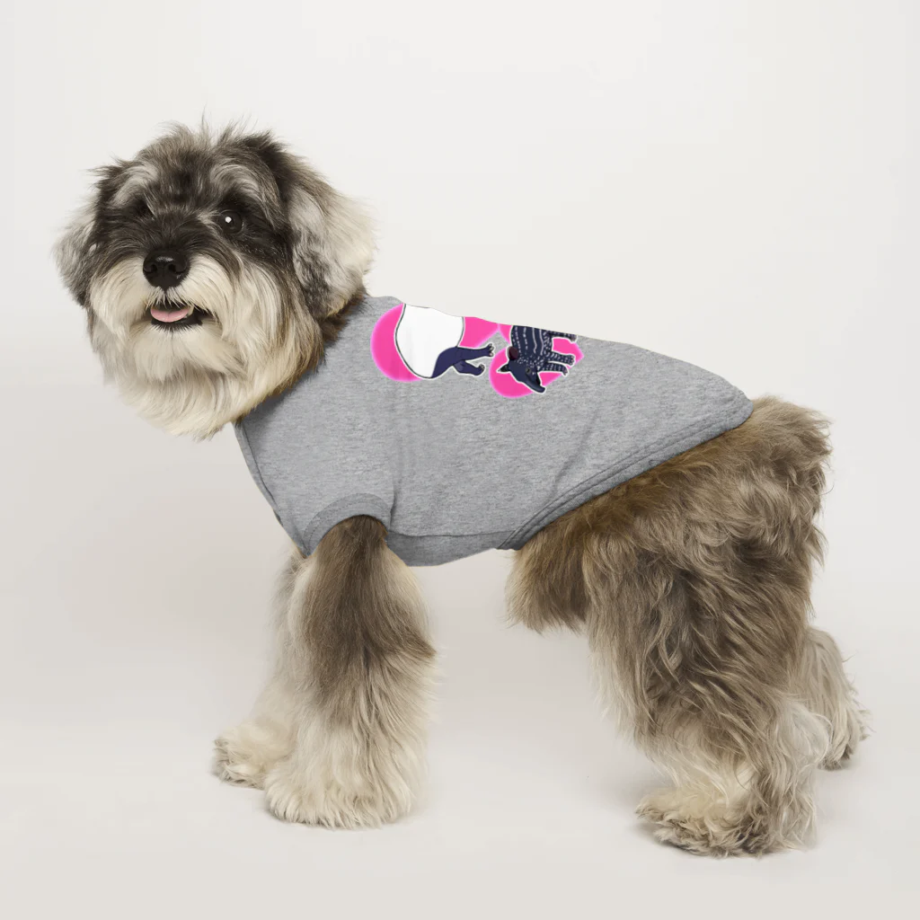 LalaHangeulのマレーバク　似てないけど親子です Dog T-shirt