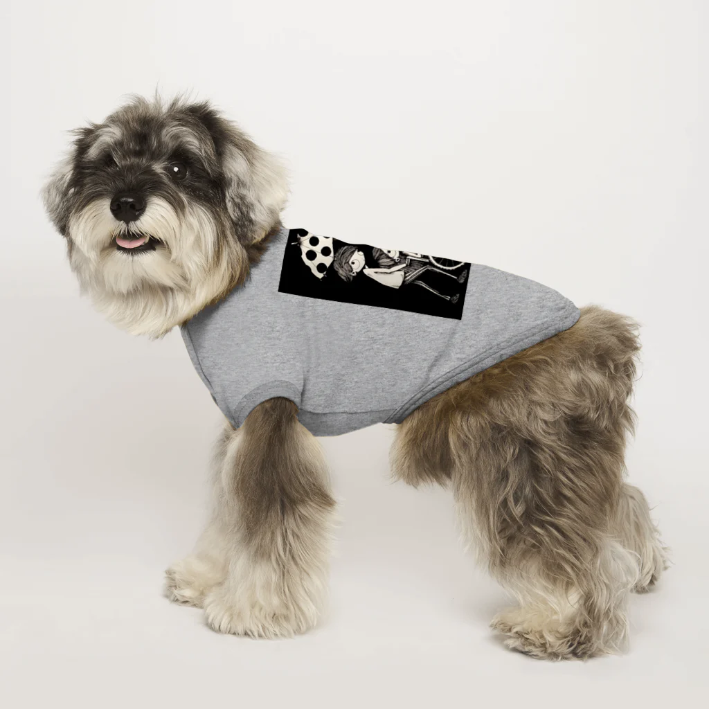 mermaidの雨の日の人魚 Dog T-shirt