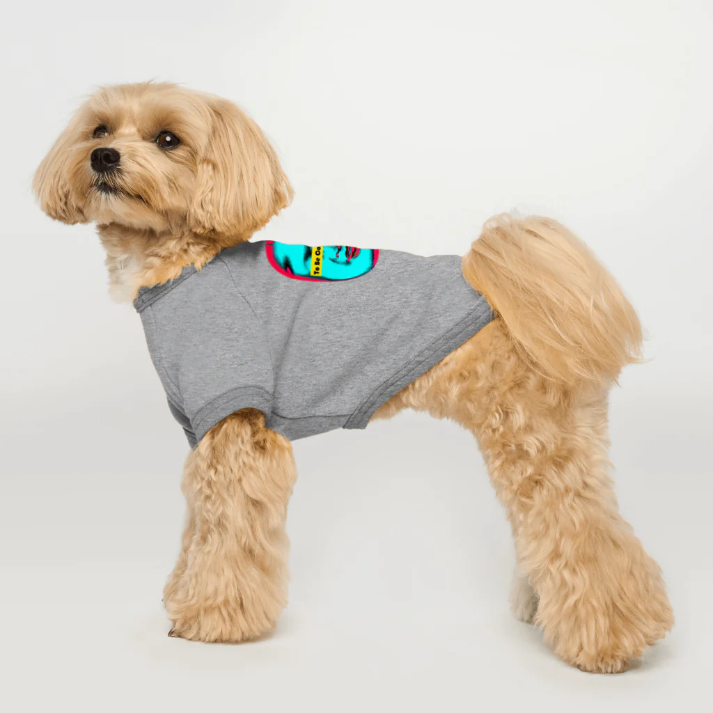 YASUHIRO DESIGNの小面 Dog T-shirt