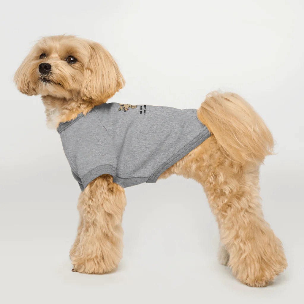 MU-SANのAll you need is Love a Dog ドッグTシャツ