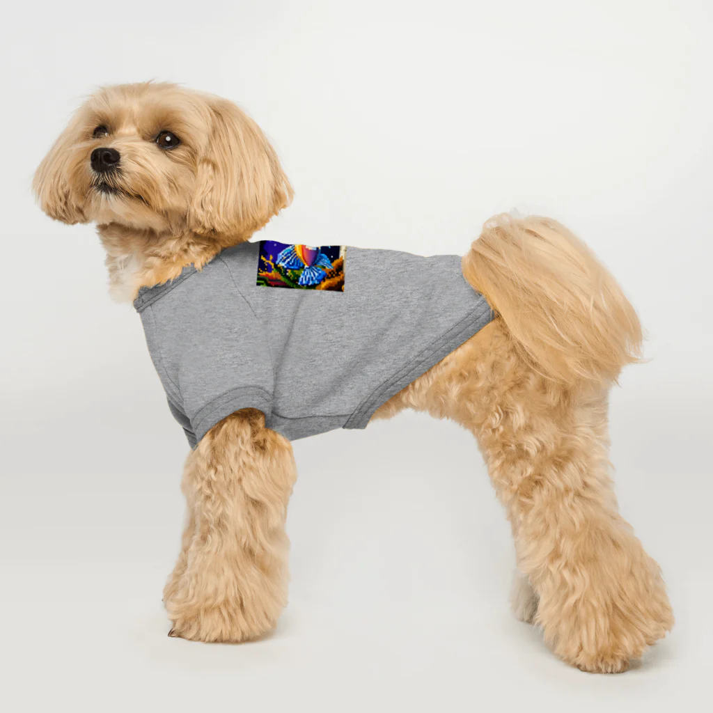 ワンダーワールド・ワンストップのドット柄のカラフルフィッシュ Dog T-shirt