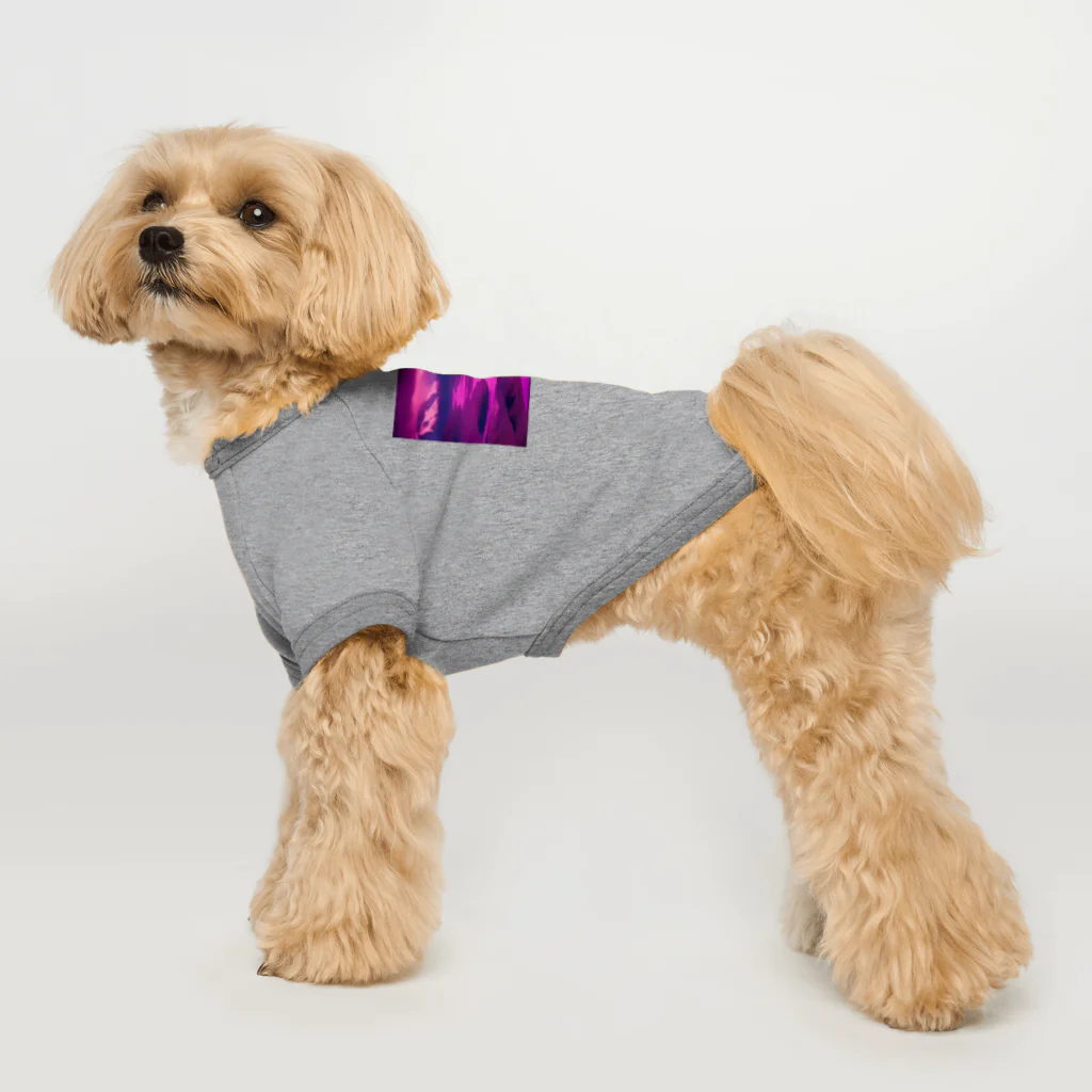 YoMiTの有名な観光スポットをイメージした画像：パタゴニア（アルゼンチン、チリ） Dog T-shirt