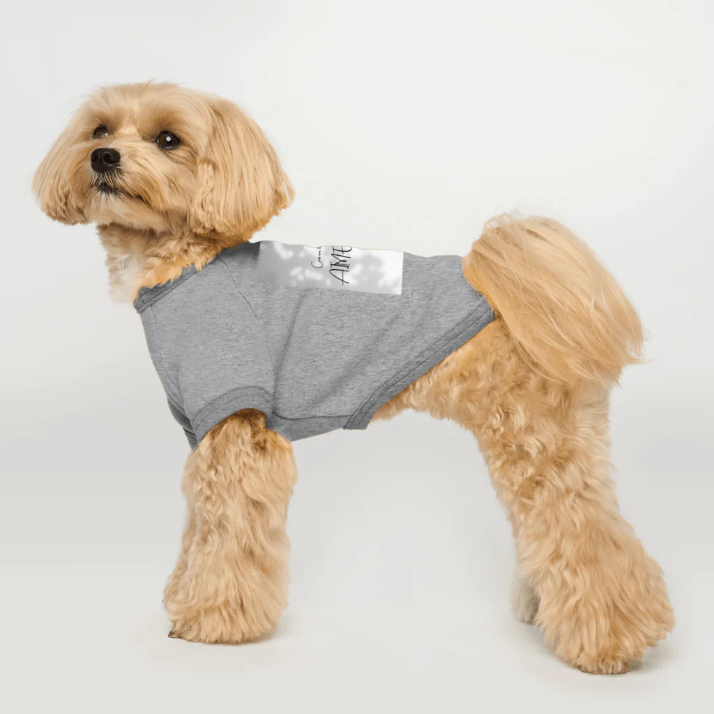 zillのフランス語だから恥ずかしくないポジティブメッセージ Dog T-shirt