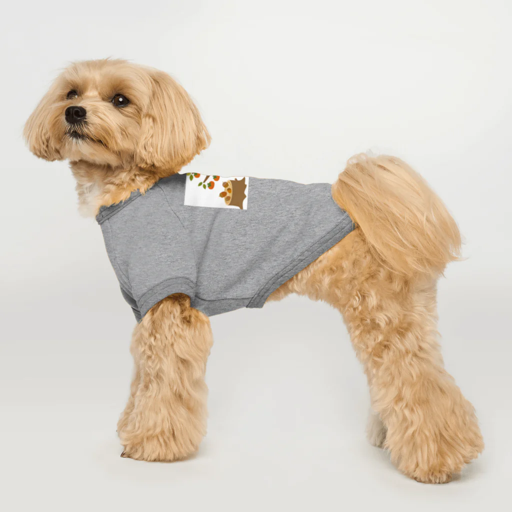 水墨悠遊の秋の風物アイテム Dog T-shirt