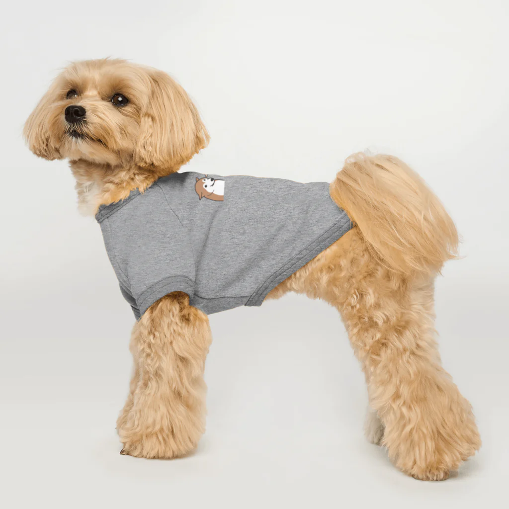 ponsan_shiba officialの例のポンさん（不可以色色） Dog T-shirt