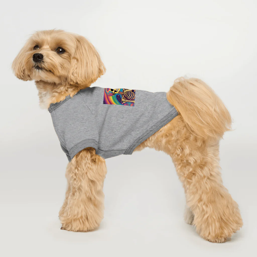 yu_nagi0のガイコツ Dog T-shirt