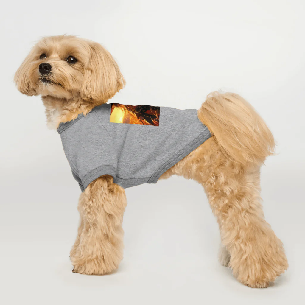 AQUAMETAVERSEの黄昏の戦士 Marsa 106 Dog T-shirt
