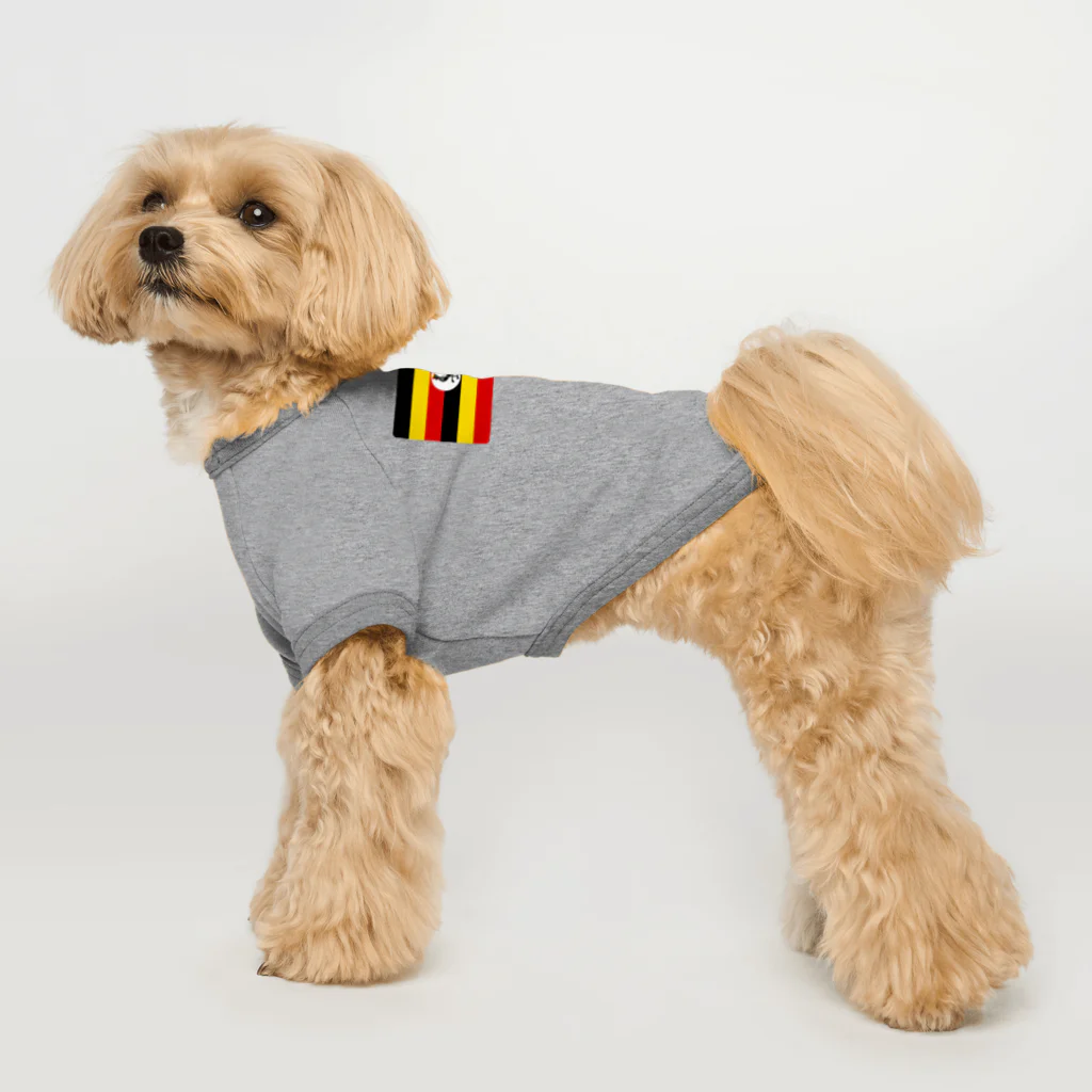 お絵かき屋さんのウガンダの国旗 Dog T-shirt