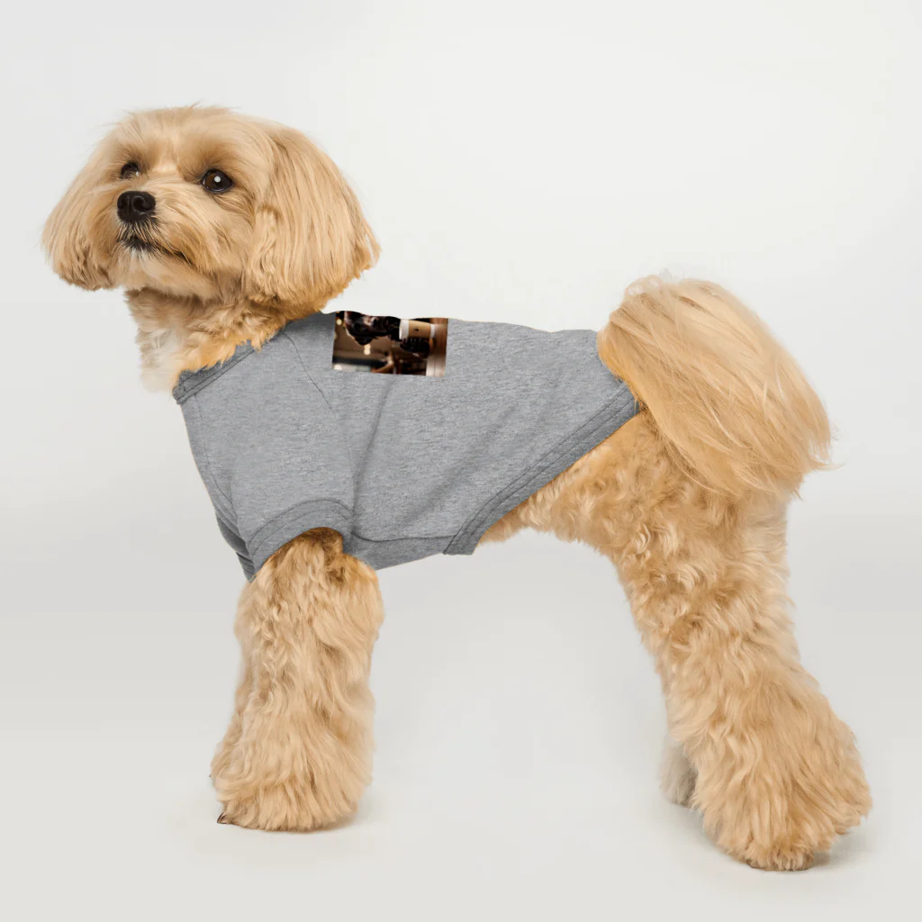 YOUSUN SHOPのカフェレトリーバー Dog T-shirt