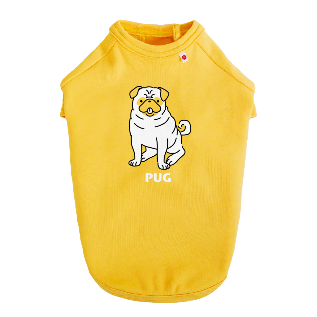 ペチャップリン のパグT Dog T-shirt