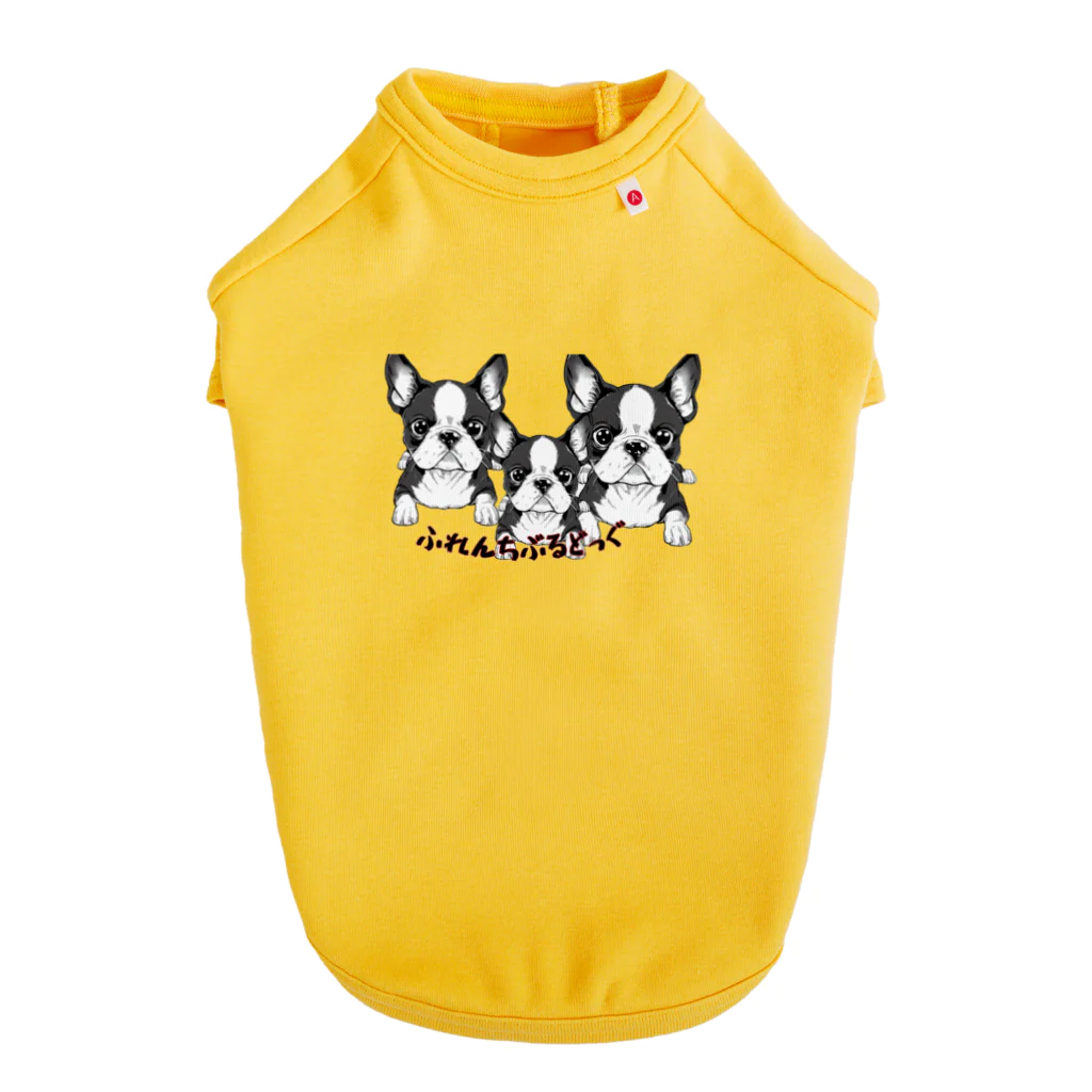 furebuhi　clubのフレブルファミリー（パイド） Dog T-shirt