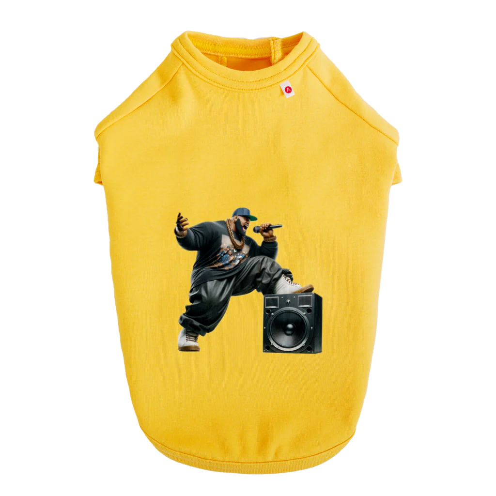 hoodie styleの伝説のヒップホッパー ドッグTシャツ