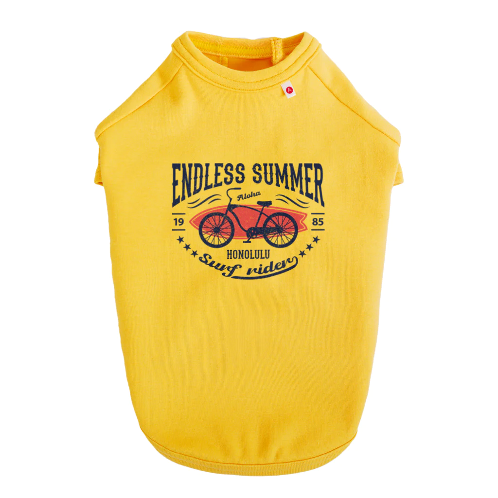 【公式】まるいねこのEndless summer ～ Vintage style ～ Dog T-shirt