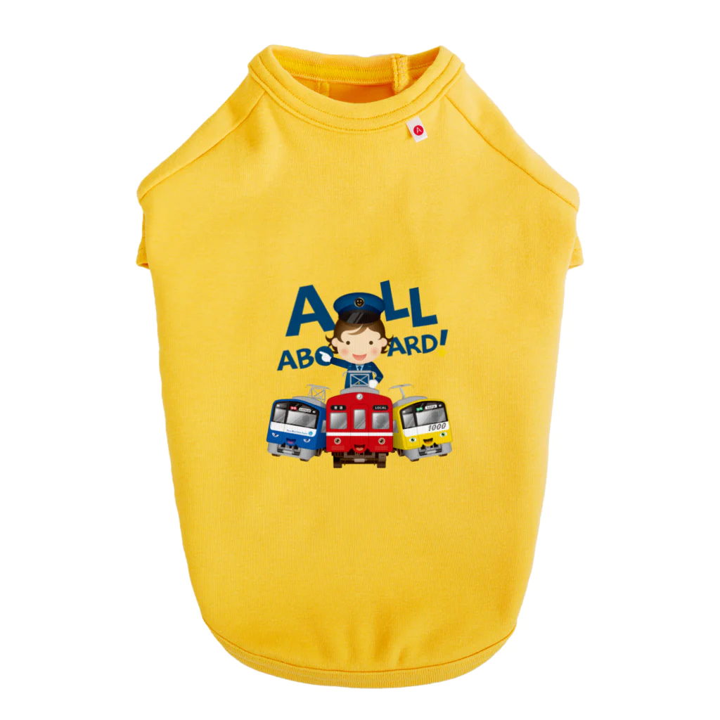 Train Kids! SOUVENIR SHOPの出発進行( All aboard ) ! Dog T-shirt