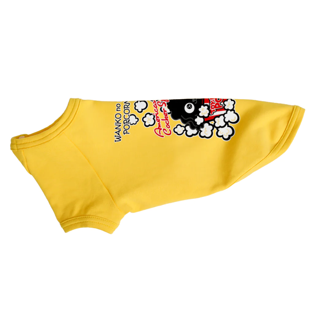 コタワン商店🐾の【アメコカ】★TOY-WAN★ ポップコーン 黒ちゃん Dog T-shirt