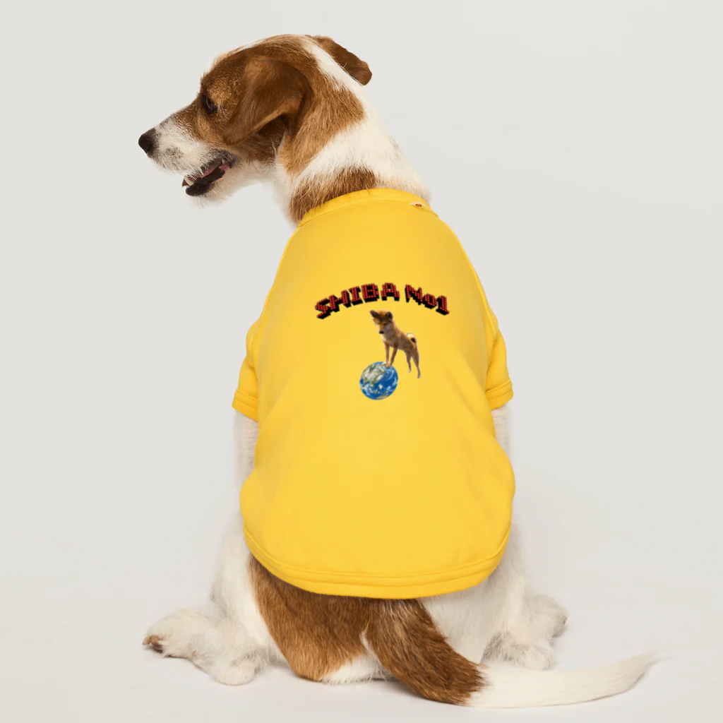 shiba X shibaのSHIBA  No1 ドッグTシャツ