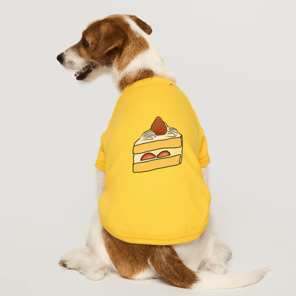 美味しいもの屋さんのショートケーキ🍓 Dog T-shirt