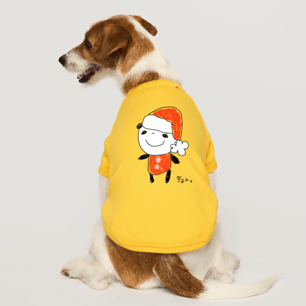 KYONSMILEのサンタパンダ Dog T-shirt