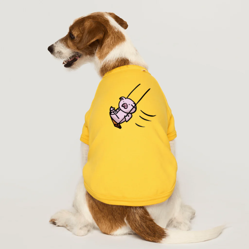 Hot_Porkのぶらんこぽーく君 Dog T-shirt