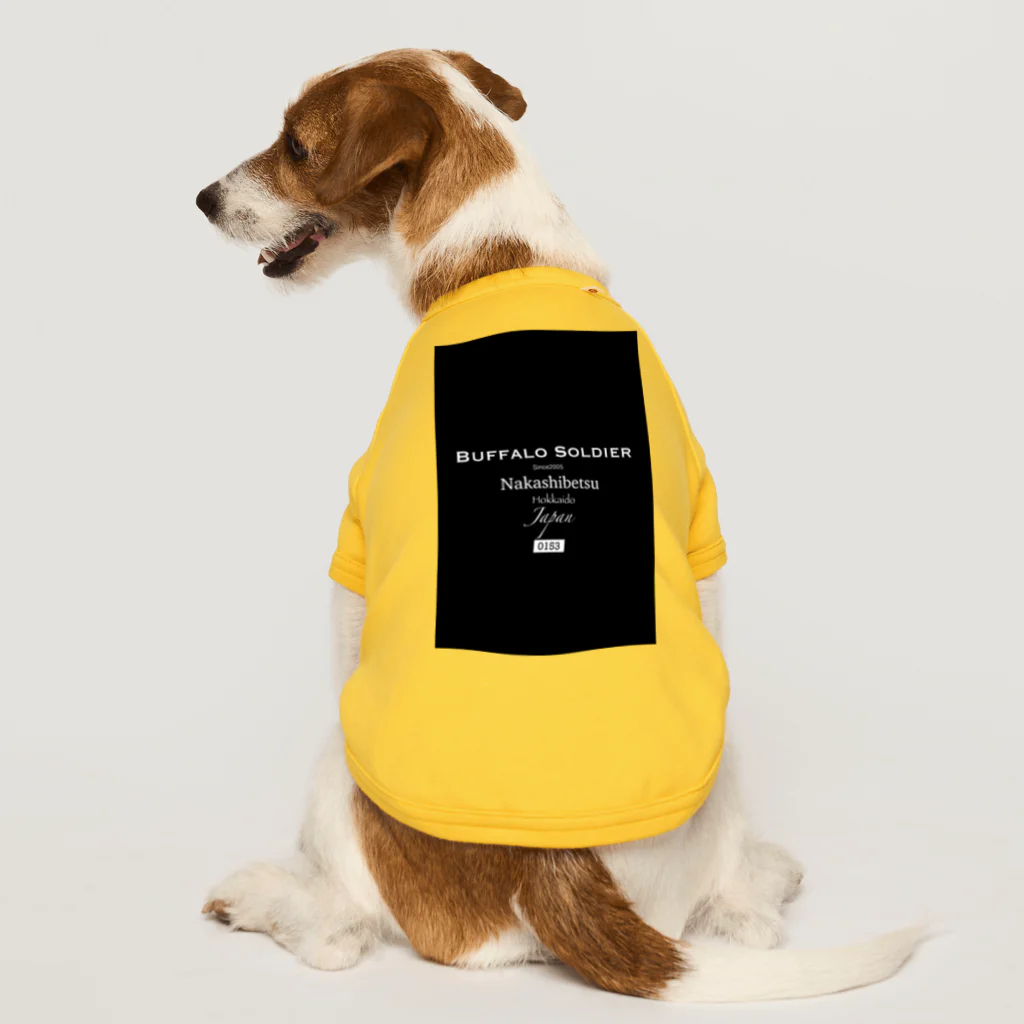 BUFFALO SOLDIER のBUFFALO SOLDIER LETTER  Dog T-shirt