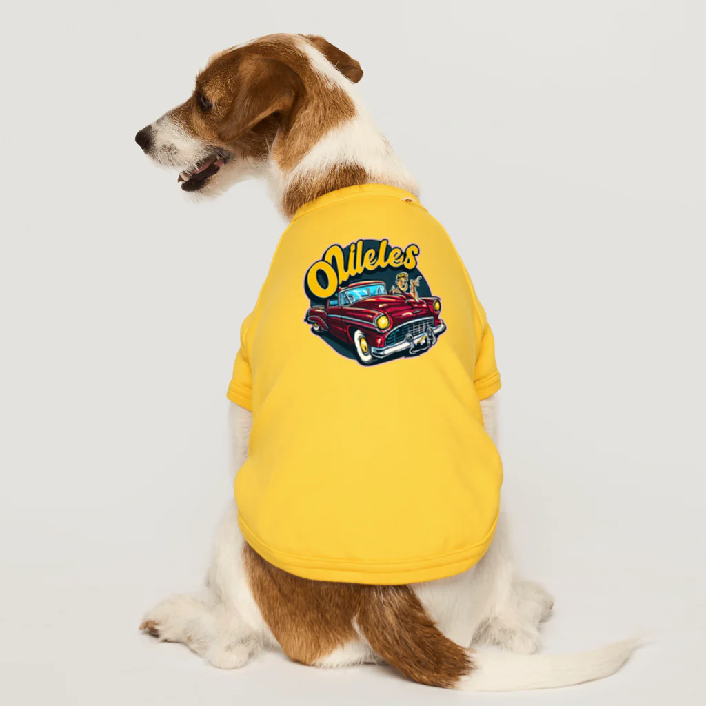 islandmoon13のOLDIES　　50’ｓ ＣＡＲ Dog T-shirt