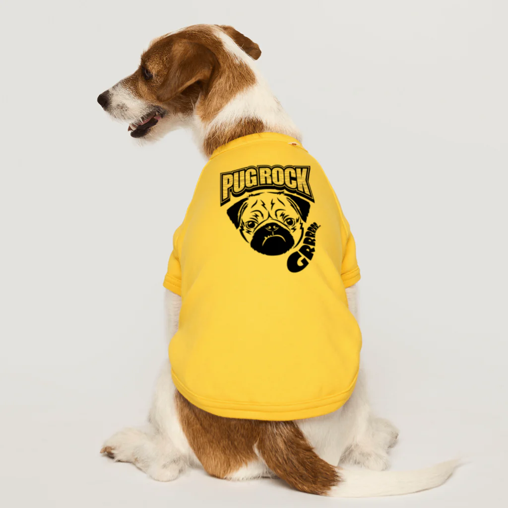 T&TのPUG ROCK ドッグTシャツ