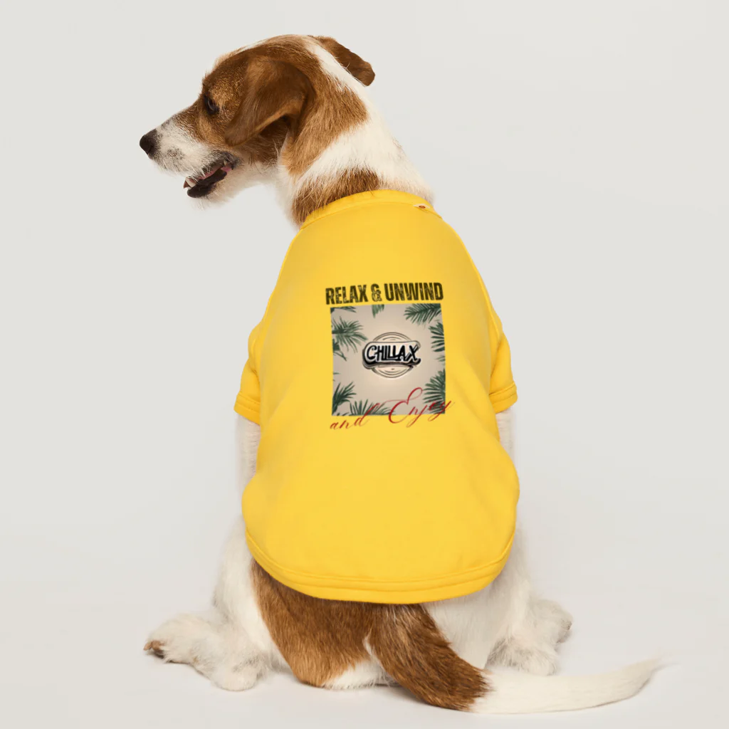 si-moのゆっくりまったりリラックス　Chillax!シリーズ Dog T-shirt