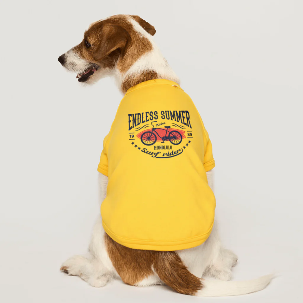 【公式】まるいねこのEndless summer ～ Vintage style ～ Dog T-shirt