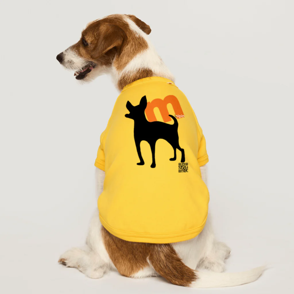 ミニピン クラブ minipin clubのminipin QRコード Goods！ Dog T-shirt