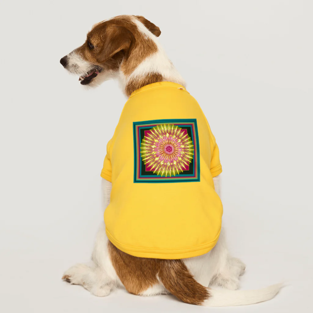 ✨🌈✨ユラクラカン🇯🇵 ✨🌈✨の✨🌄サンライズ・花火チャクラ✨ Dog T-shirt