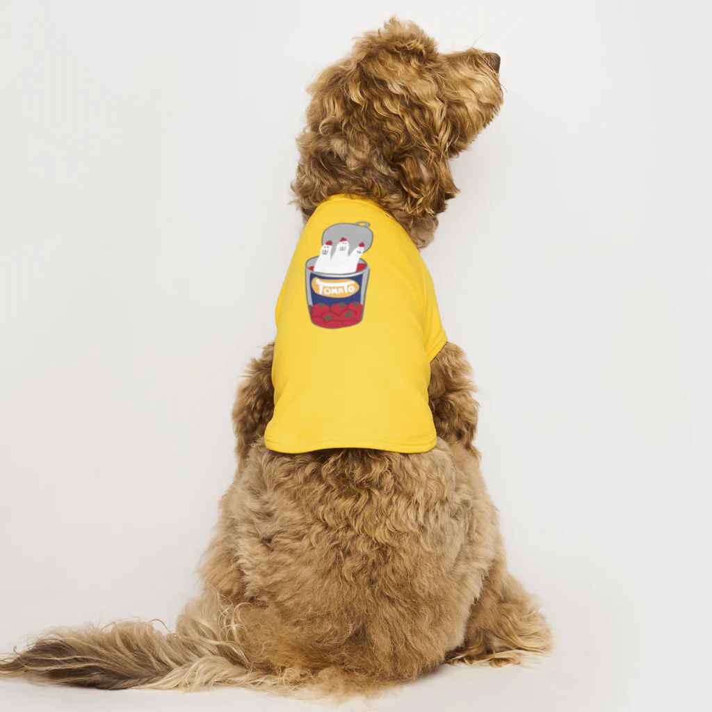 けちゃっぷごはんのお店のトマト缶ペリペリ Dog T-shirt