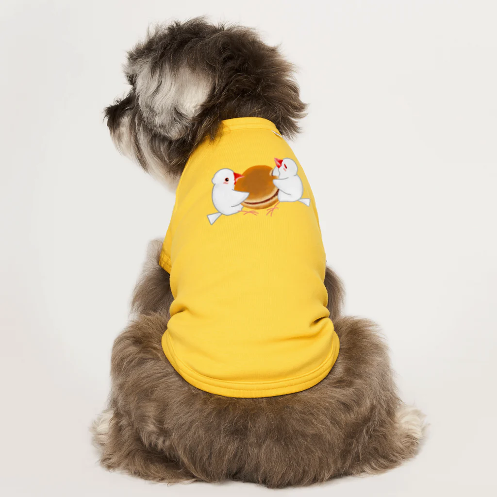 Lily bird（リリーバード）のどら焼きと文鳥ず Dog T-shirt