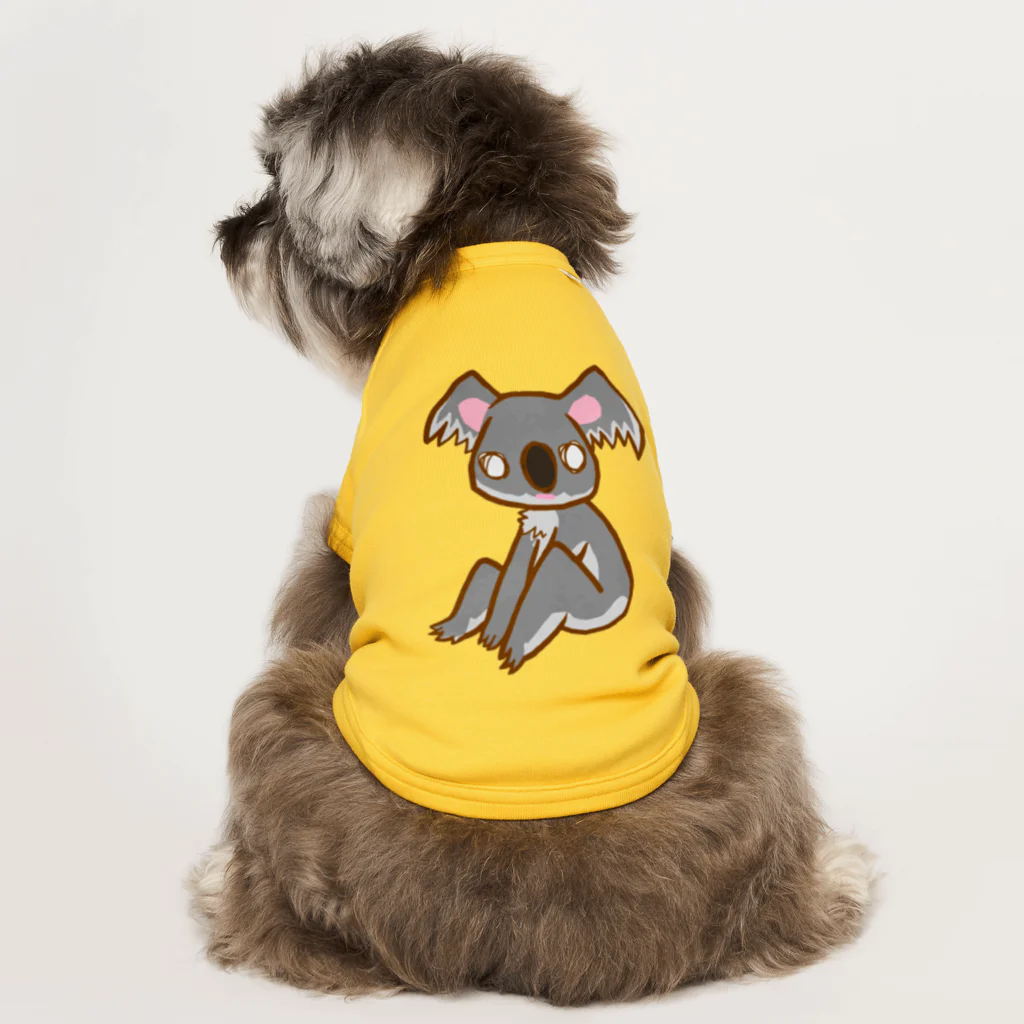 ＼(ナギノ)／動物図鑑イラストシリーズ増やしたい民のゆるコアラ Dog T-shirt