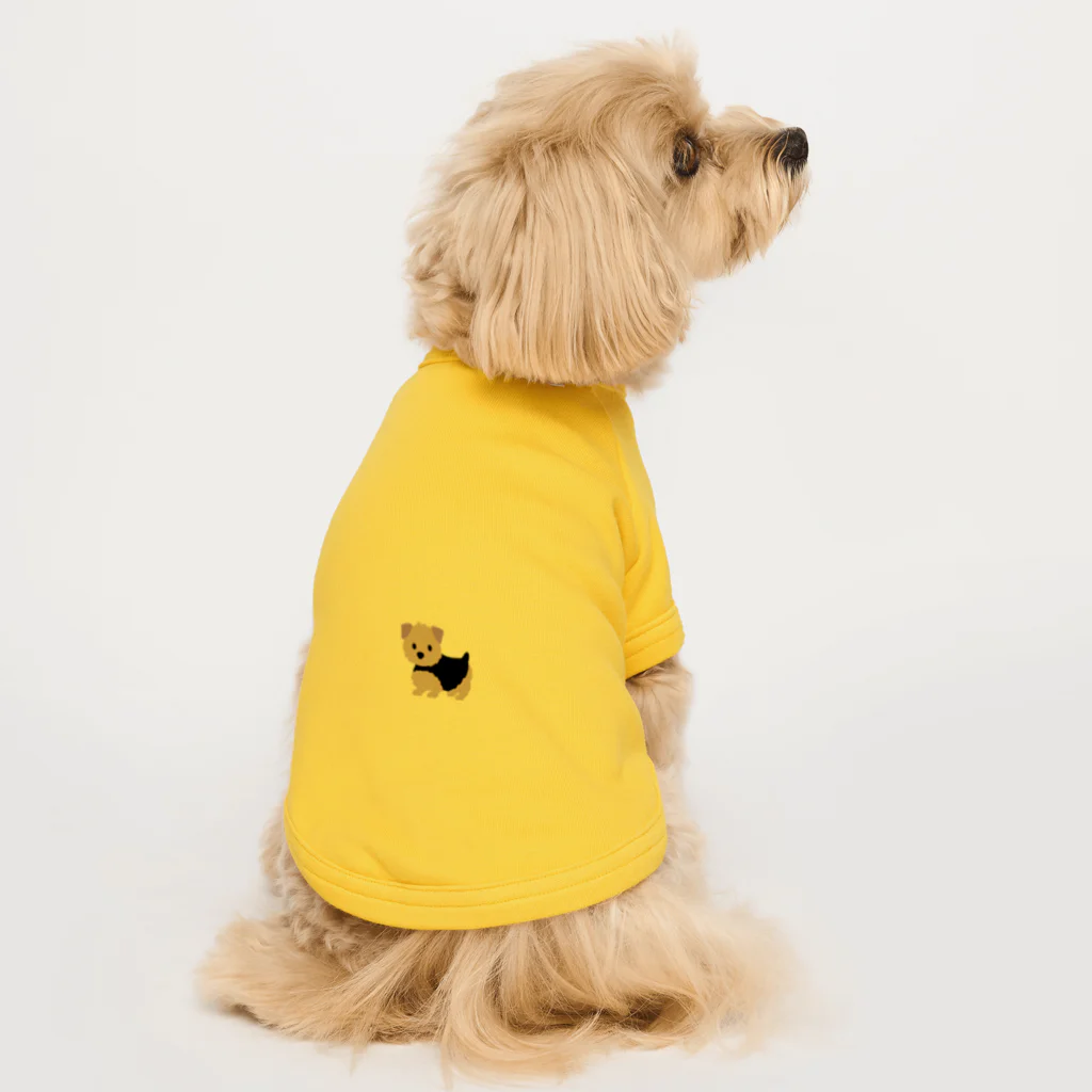 TOMOS-dogのnorfolkterrier（ブラタン） ドッグTシャツ