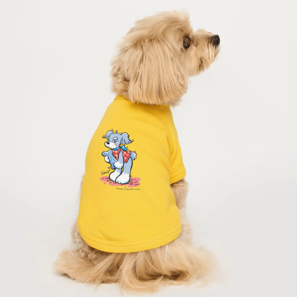 obosa_DENS/SABEAR_shop ＠SUZURIのシュナガール_骨クッション_ウェア Dog T-shirt