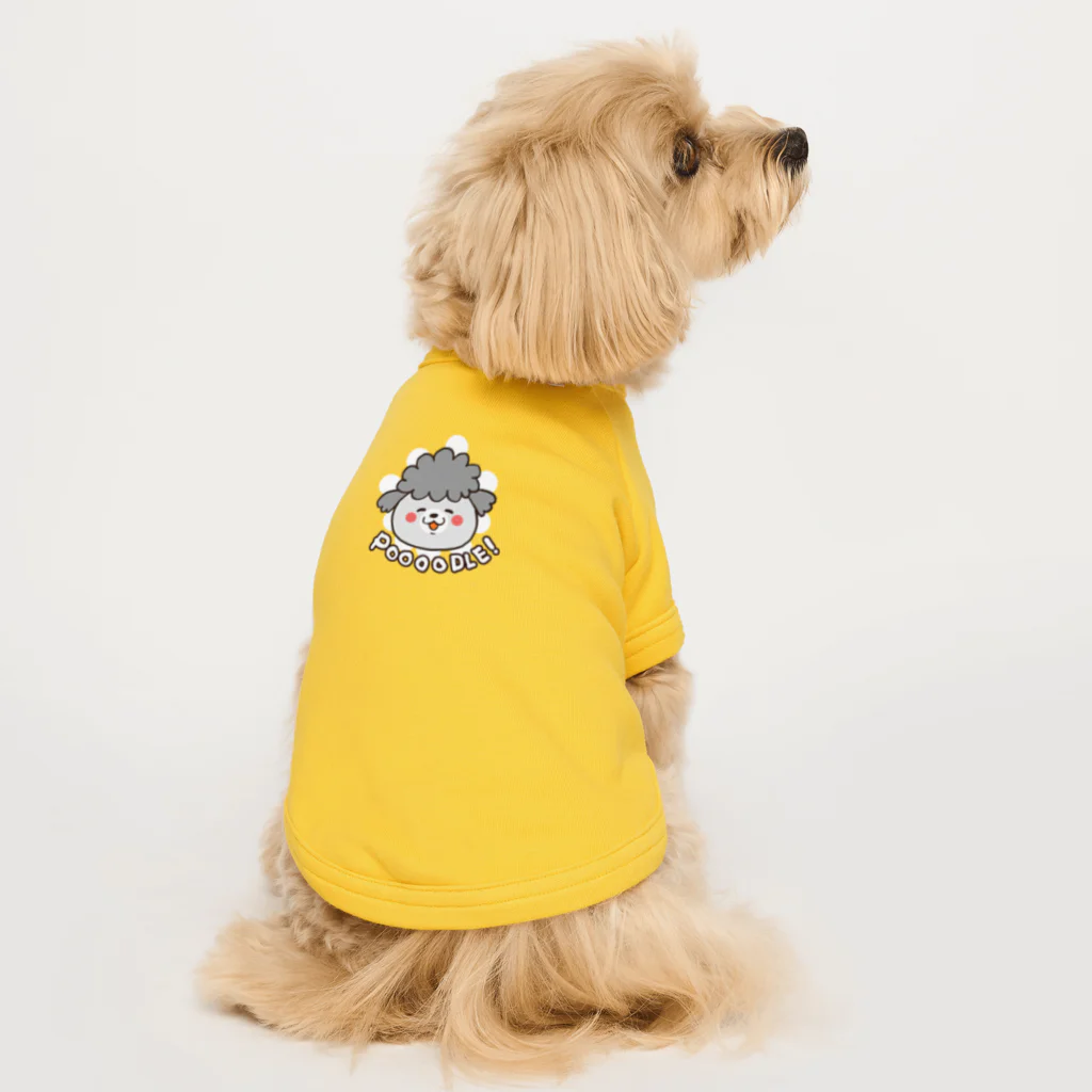 hidekiccanの犬と猫プーーーードル ドッグTシャツ