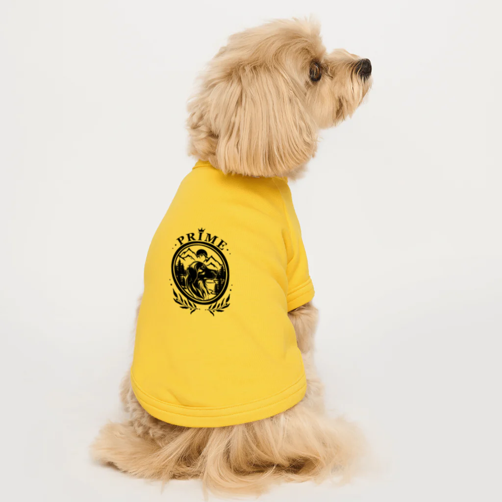 -BRIGHTS-の【愛犬用】ワンちゃん最高！なアウトドア風 PRIME ドッグTシャツ ドッグTシャツ