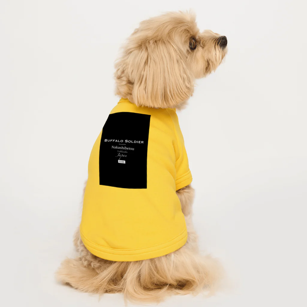 BUFFALO SOLDIER のBUFFALO SOLDIER LETTER  Dog T-shirt