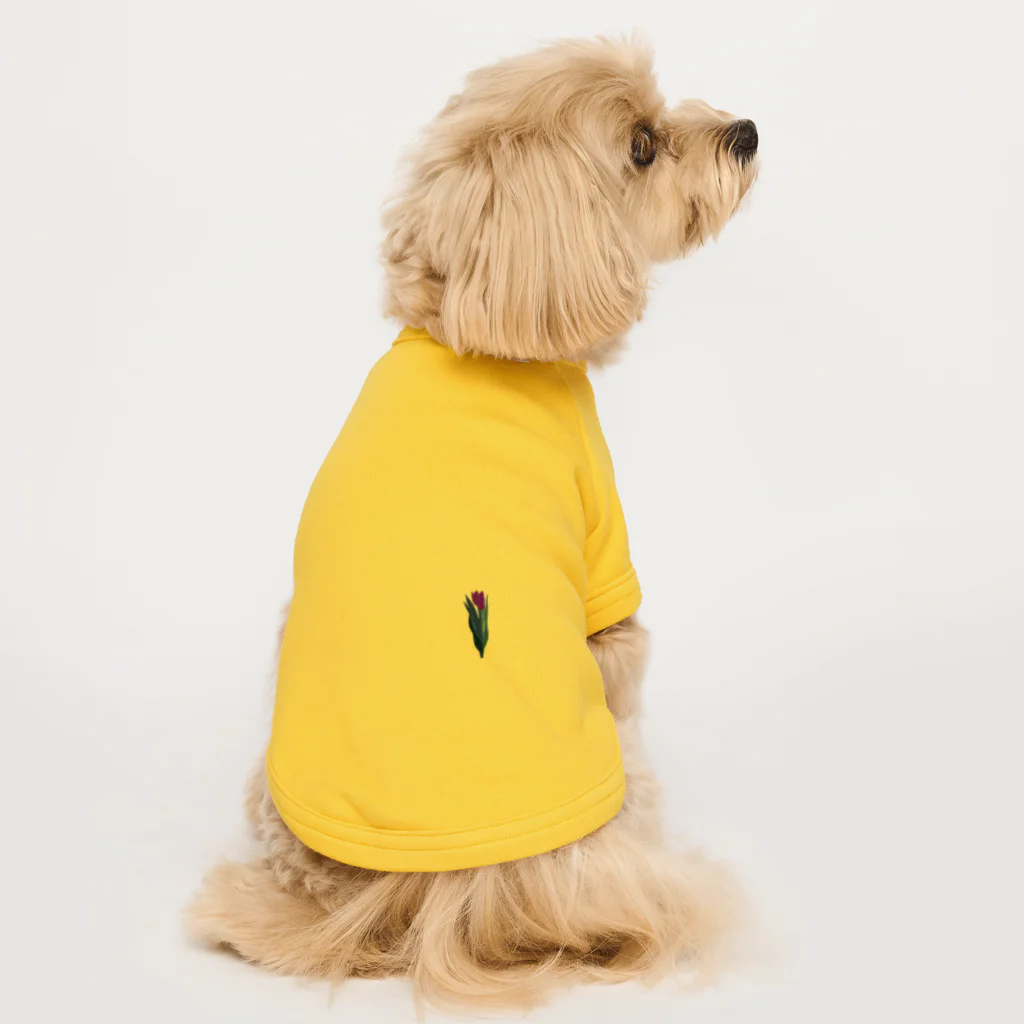 gumimi_bのチューリップ Dog T-shirt