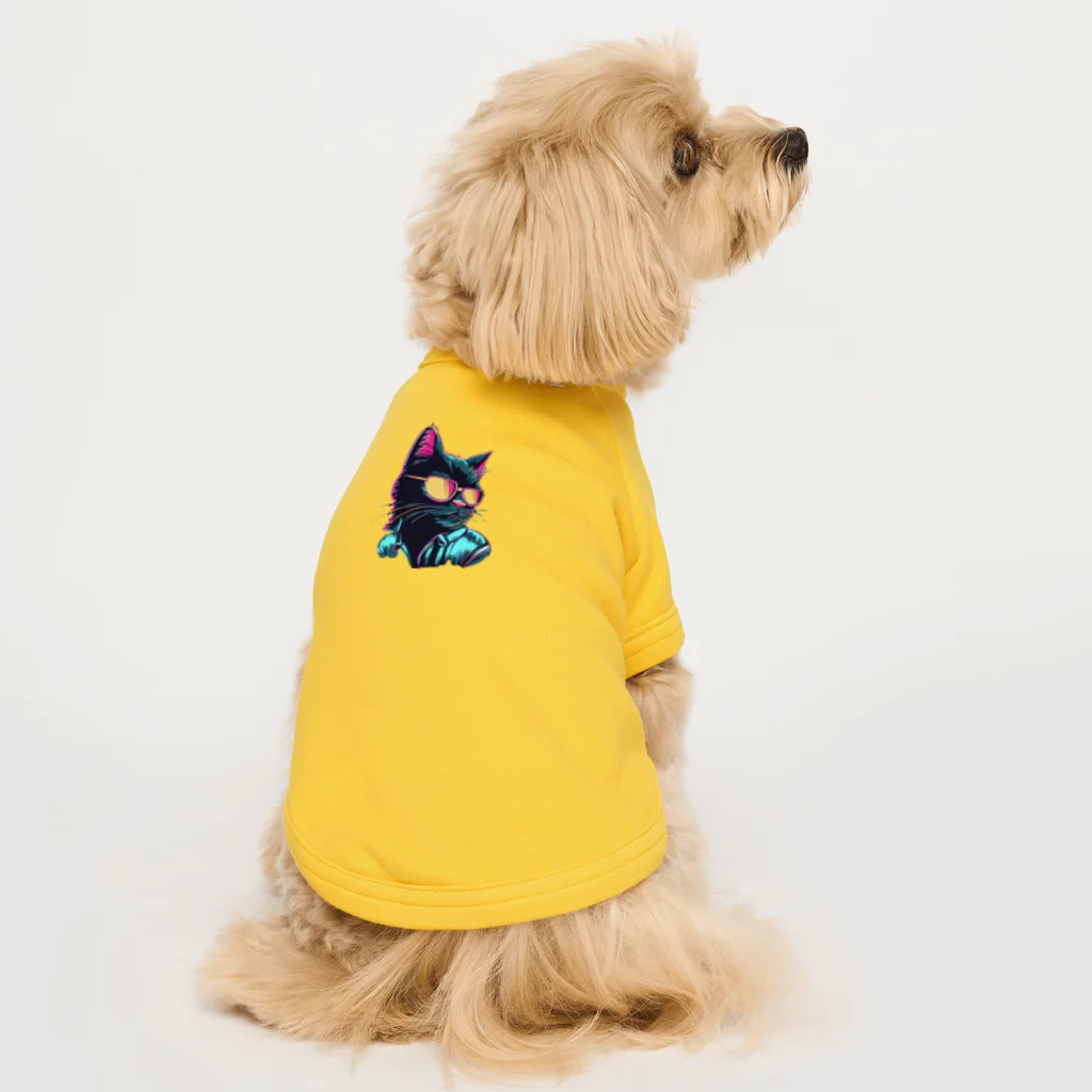 kanasuke5290のネオンキャット Dog T-shirt