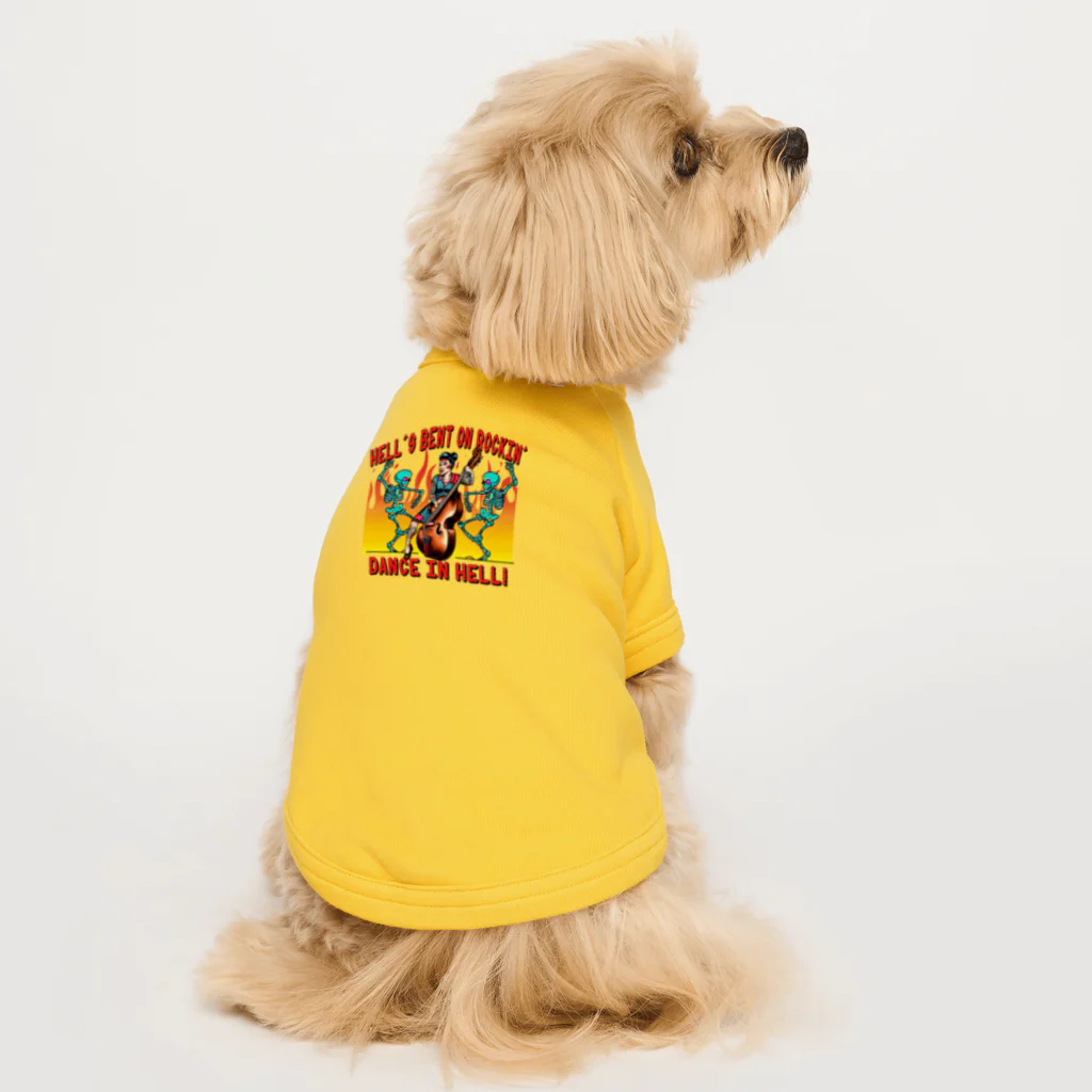 islandmoon13の地獄のライブ　　ロカビリー、サイコビリー Dog T-shirt