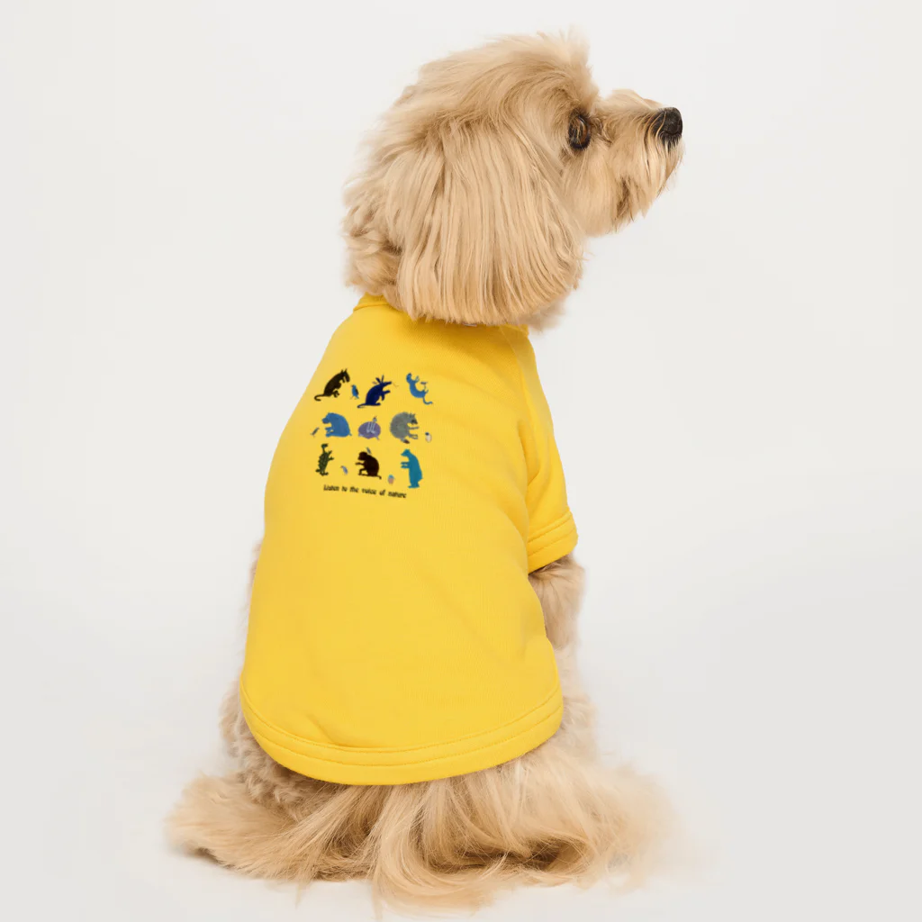 nachau7の動物たちの風の音2  Dog T-shirt