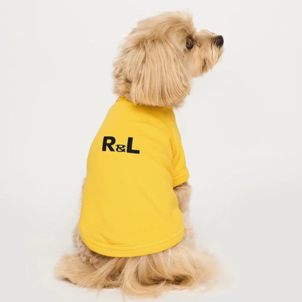 sashachaの【R＆L】オリジナルDog Tシャツ(ポップロゴ) ドッグTシャツ