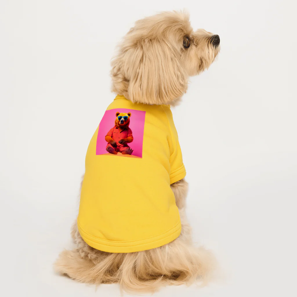 さとうさしみ。のメガネっクマ⑤ Dog T-shirt