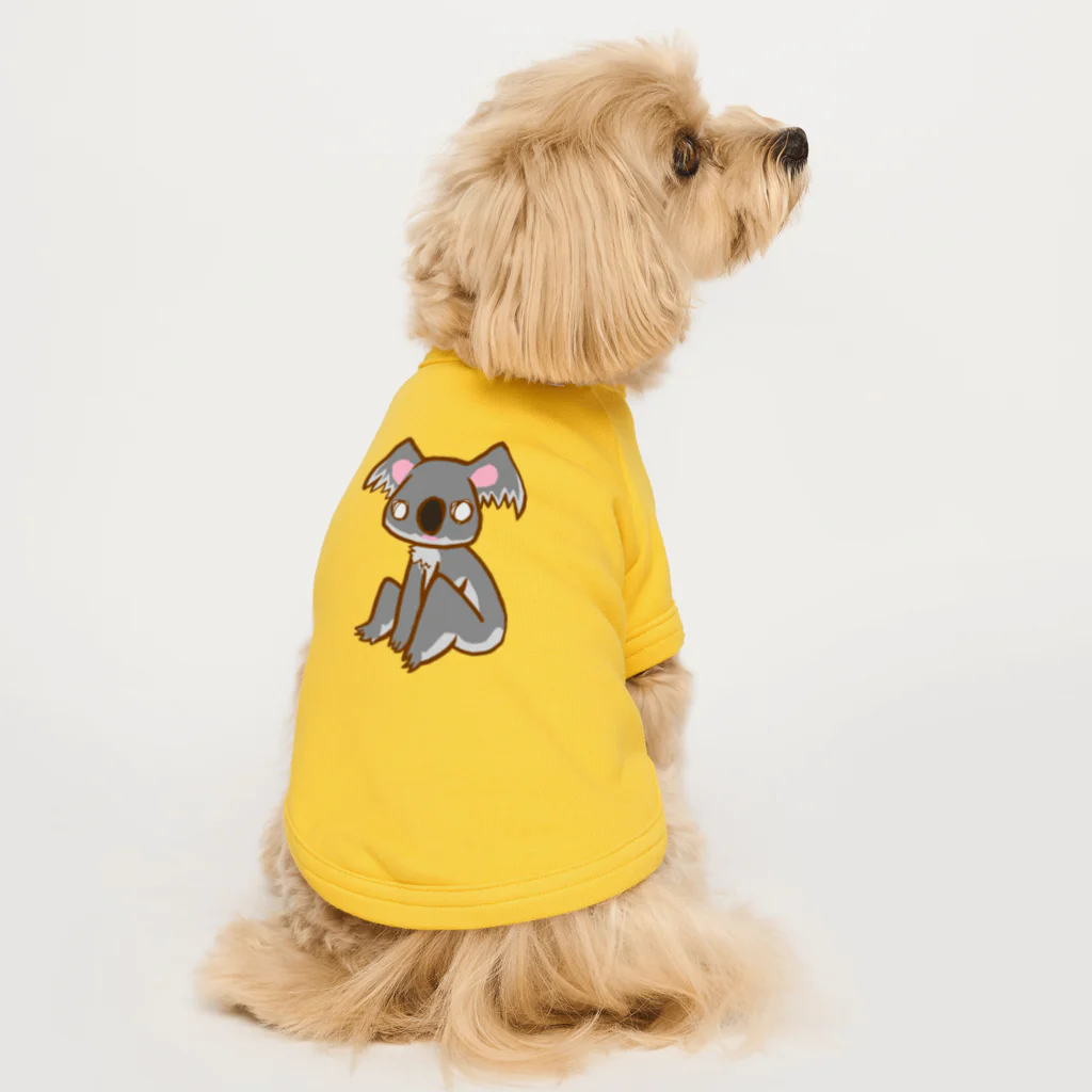 ＼(ナギノ)／動物図鑑イラストシリーズ増やしたい民のゆるコアラ Dog T-shirt