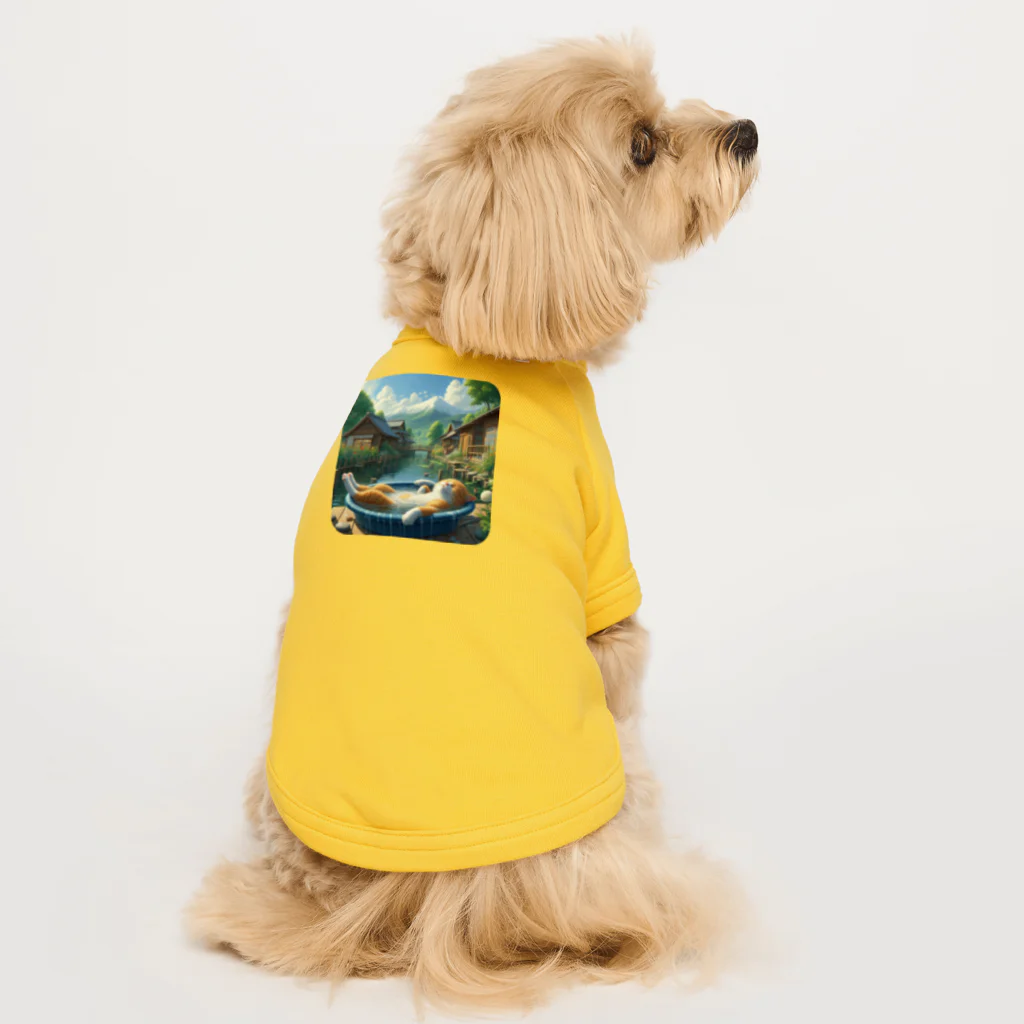 ニャーちゃんショップの眠りネコ Dog T-shirt